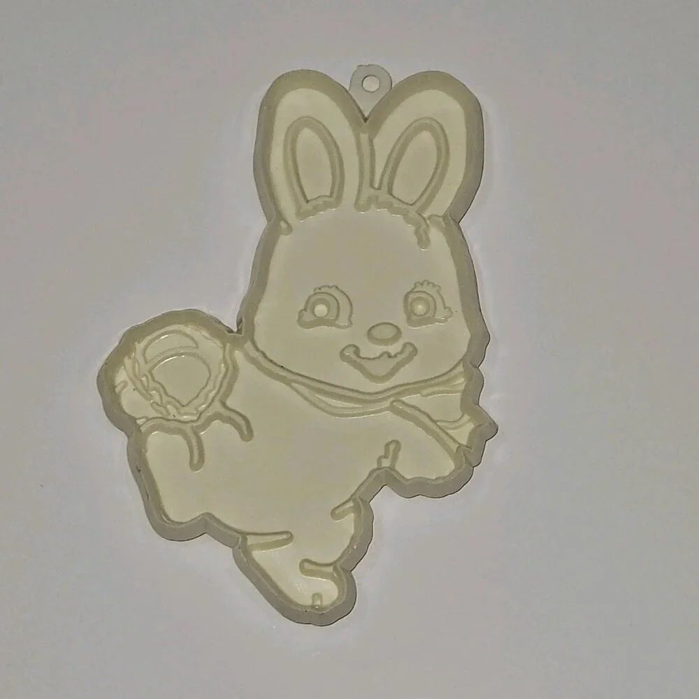 VTG Easter Bunny Basket Cookie Cutter Hallmark